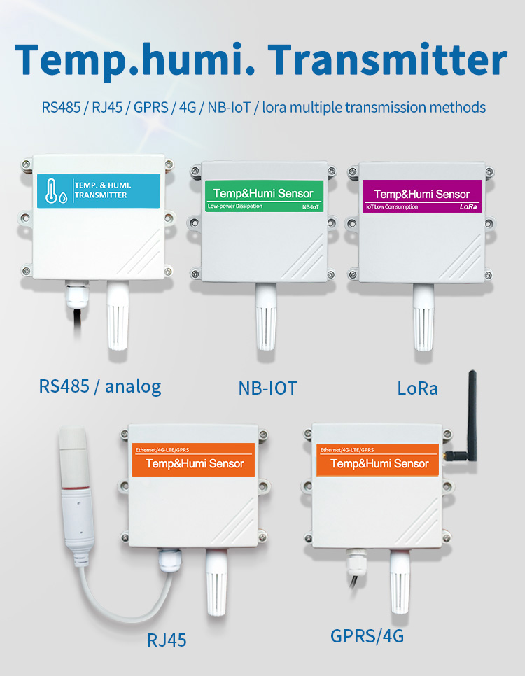 Wall Mounted Temperature and Humidity Sensor